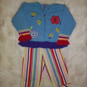 Hanna Andersson Sweater and Pants Set EUC